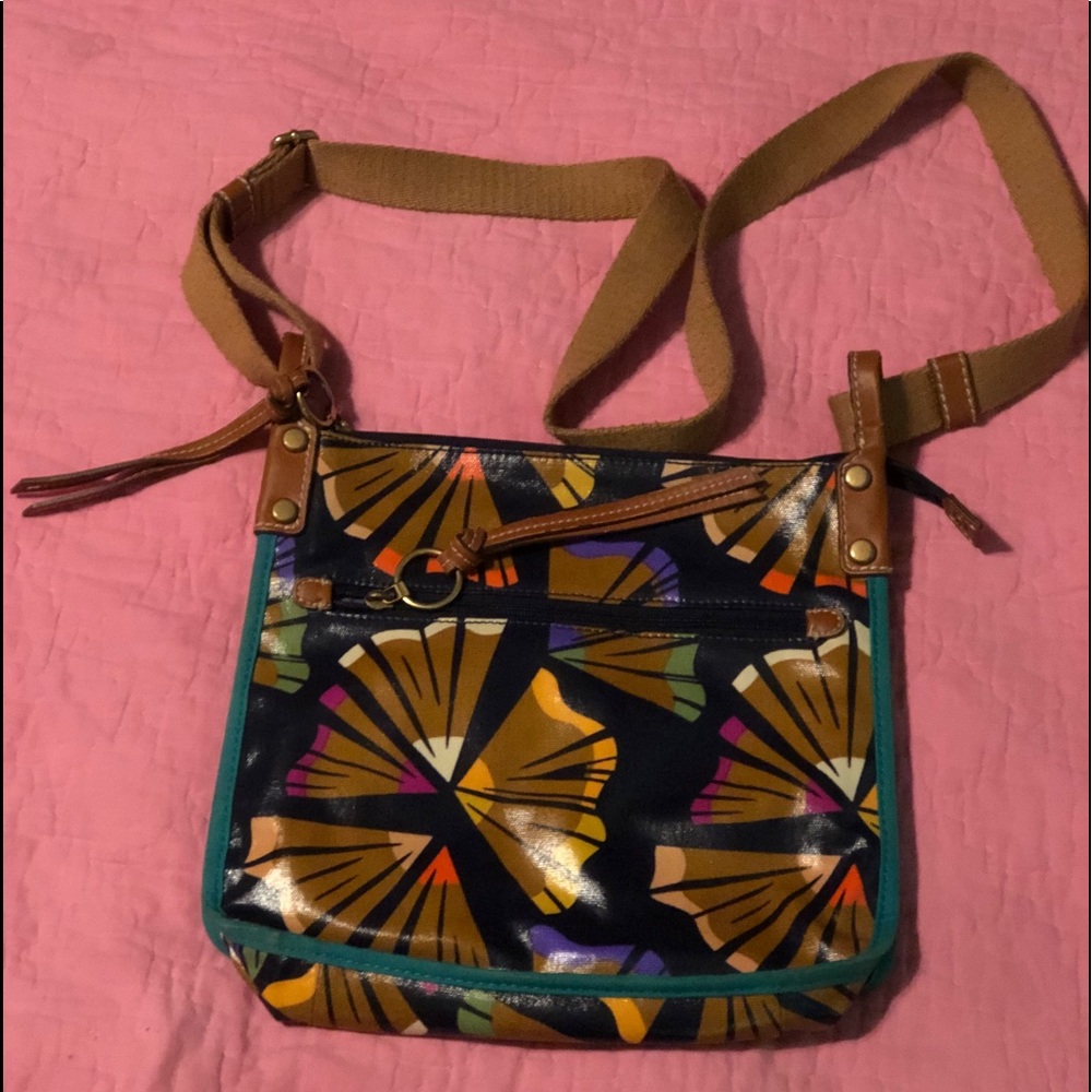 Fossil side bag and wallet